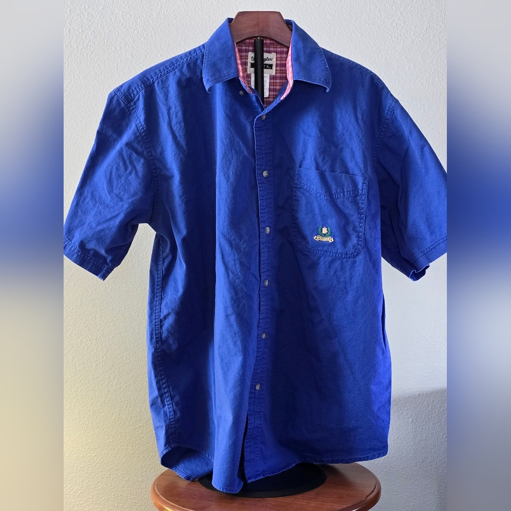 Wrangler Short Sleeve Button Down Shirt Large